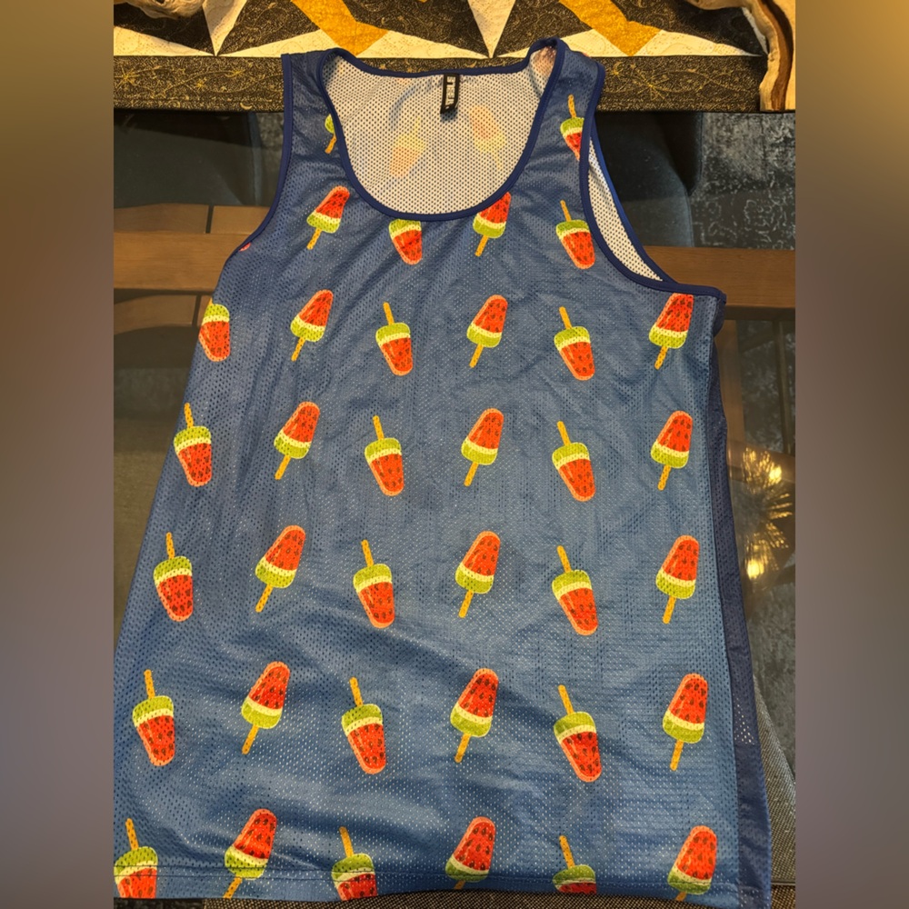 Steele men’s watermelon popsicle tank top